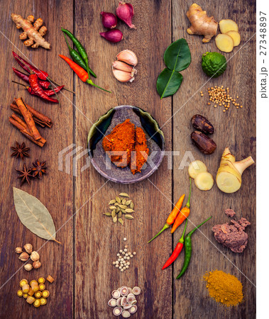 Various of Thai food Cooking ingredients . 27348897