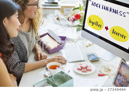 Computer Love Harmony Unity concept 27349494