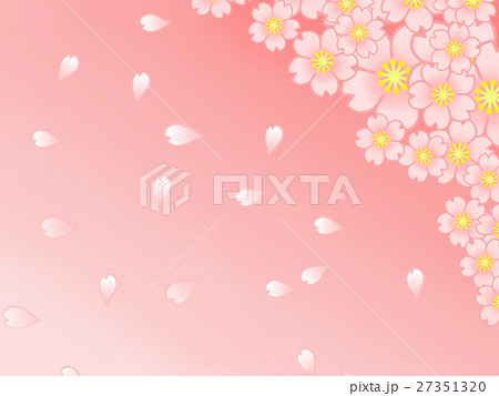 桜 壁紙のイラスト素材