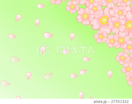 桜 壁紙のイラスト素材