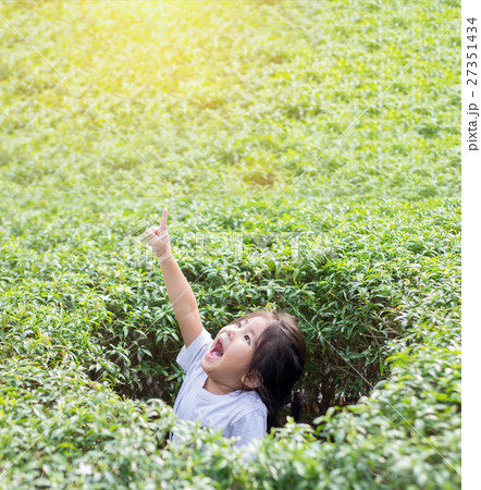 fresh air with little girl 27351434