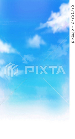 水彩イラスト 空 CG 水彩イラスト 空 CG 27351735