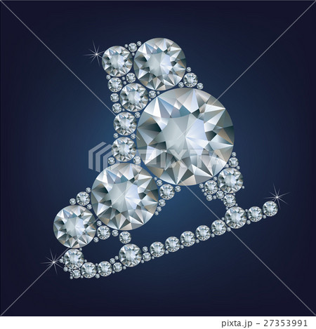 Ice skates made a lot of diamonds Ice skates made a lot of diamonds 27353991
