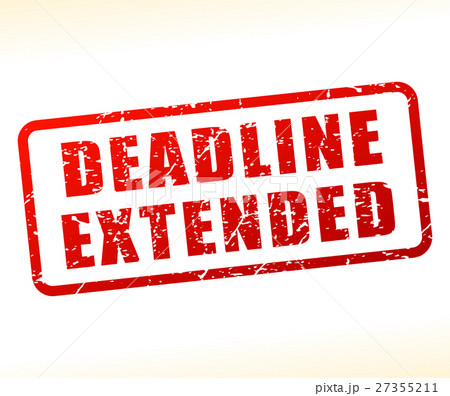 deadline extended text buffered 27355211