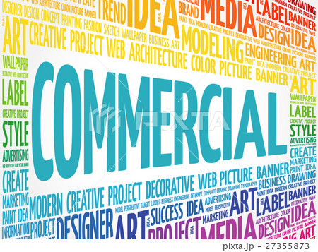 COMMERCIAL word cloud COMMERCIAL word cloud 27355873