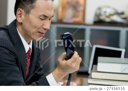 電話するビジネスマン 電話するビジネスマン 27356510