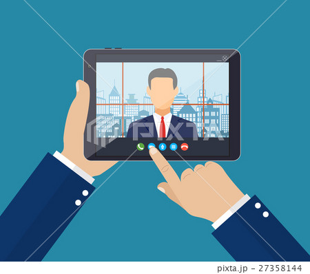 Hands with tablet pc. 27358144