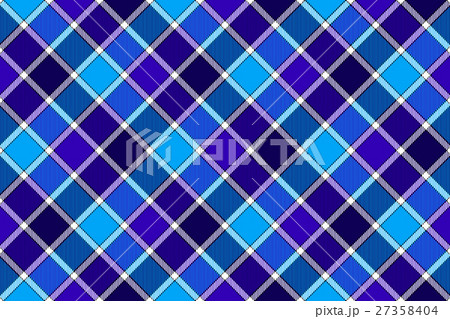Blue diagonal check seamless background 27358404