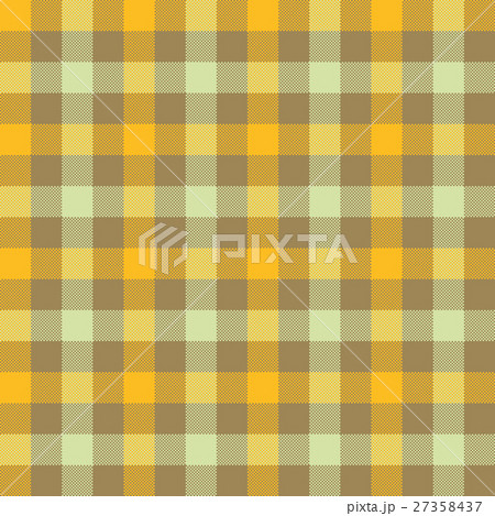Yellow beige check tablecloth seamless pattern Yellow beige check tablecloth seamless pattern 27358437