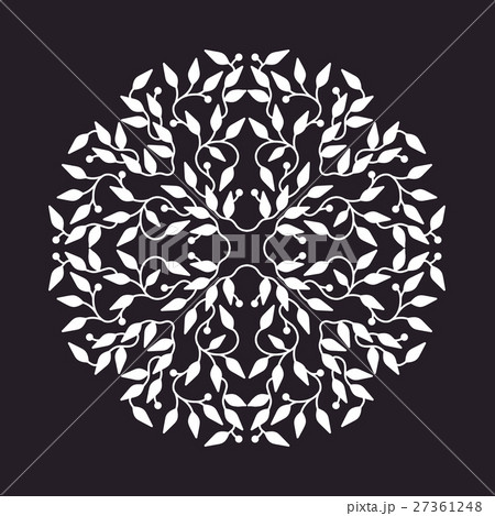 Abstract white color logo design, isolated 27361248