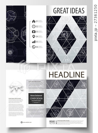 Business templates for bi fold brochure, magazine 27361250
