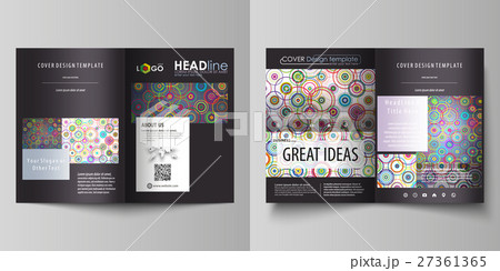 Business templates for bi fold brochure, magazine 27361365