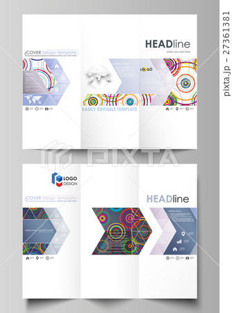 Tri-fold brochure business templates on both sides Tri-fold brochure business templates on both sides 27361381