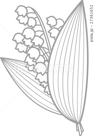 すずらん花束　グレーライン 27361652