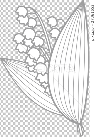 すずらん花束　グレーライン 27361652