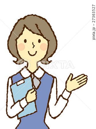 若い女性　OL　ファイル　案内 27363527