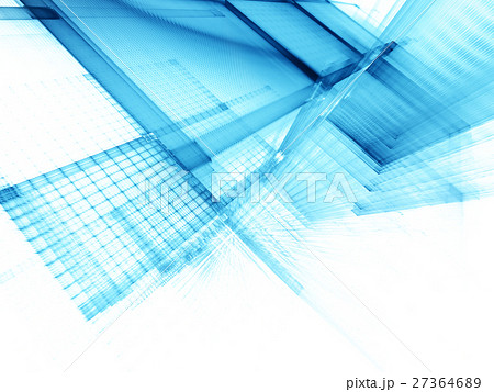 Abstract blue computer graphics background.のイラスト素材 [27364689] - PIXTA
