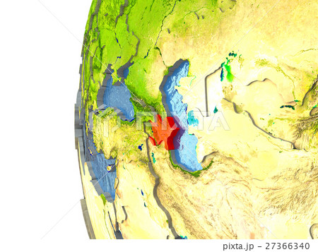 Azerbaijan in red 27366340