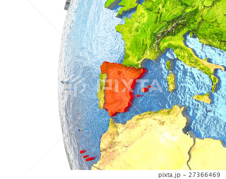 Spain in red 27366469