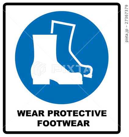 Wear safety footwear. Protective safety boots must 27367379