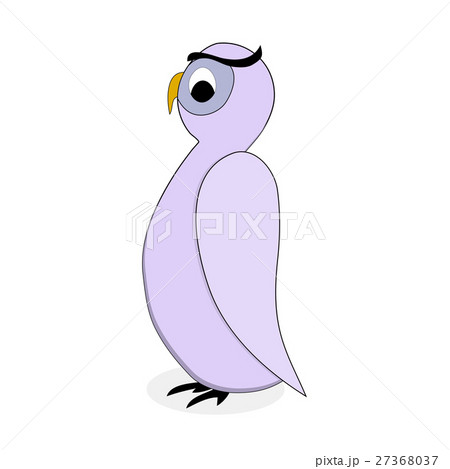 Owl bird character vector 27368037