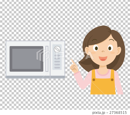 お母さん　レンジ　イラスト 27368515