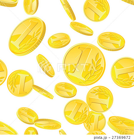 Golden coins seamless pattern Golden coins seamless pattern 27369672
