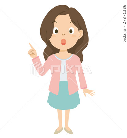 若い女性　イラスト 27371386