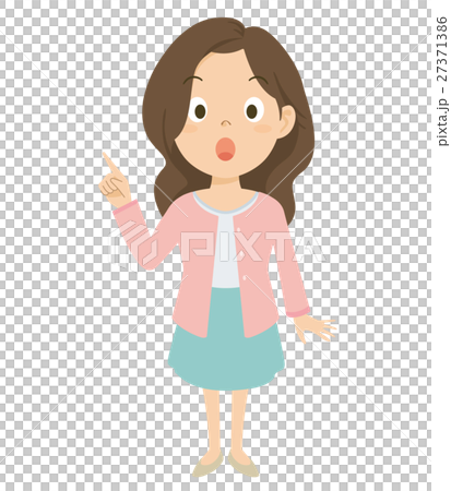 若い女性　イラスト 27371386