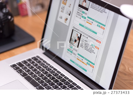 架空のストックフォト管理画面 27373433