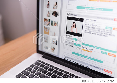 架空のストックフォト管理画面 27373442