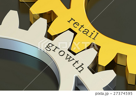 retail growth concept on the gearwheels retail growth concept on the gearwheels 27374595
