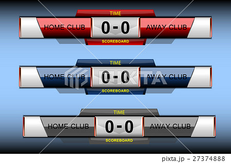 scoreboard sport elements scoreboard sport elements 27374888