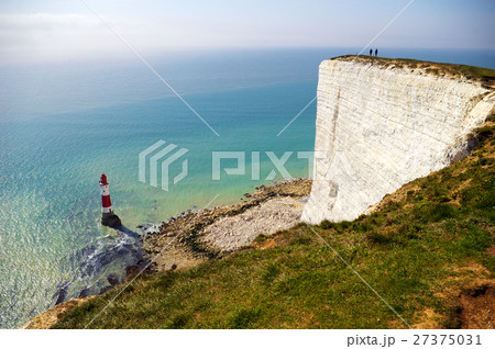 Cliff and lighthouse Cliff and lighthouse 27375031