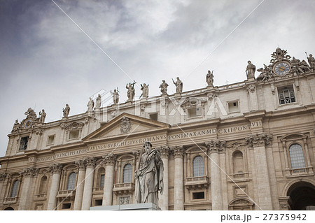 exterior of St Peter Basilica rome italy 27375942