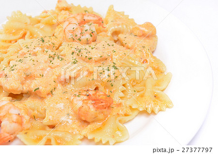 おいしい海老クリームパスタ 27377797