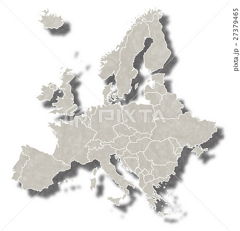 ヨーロッパ 地図 都市 アイコン のイラスト素材