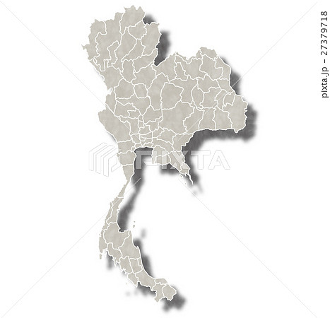 タイ 地図 都市 アイコン のイラスト素材