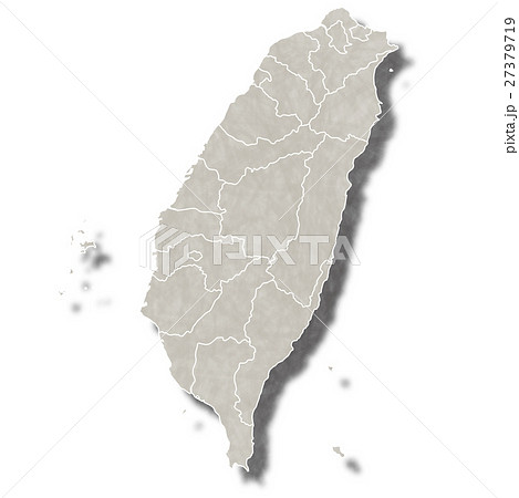 台湾 地図 都市 アイコン のイラスト素材