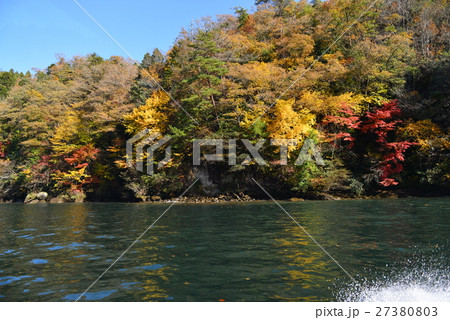 恵那峡遊覧船からの景色 恵那峡遊覧船からの景色 27380803