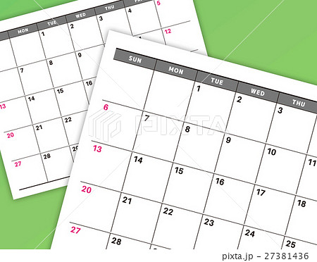 架空のカレンダー 27381436