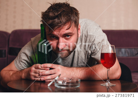 Anonymous alcoholic person in depression Anonymous alcoholic person in depression 27381971