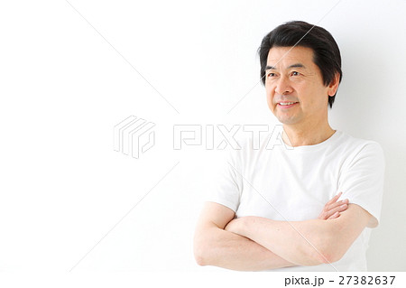 中年男性 ポートレート 中年男性 ポートレート 27382637