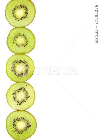 Sliced kiwi with a place for text Sliced kiwi with a place for text 27385256
