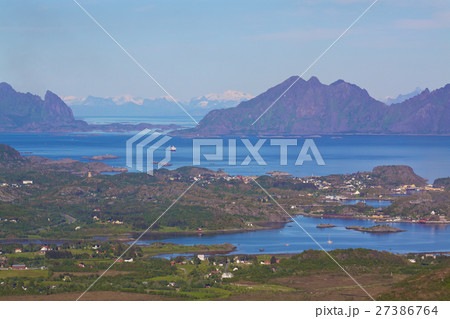 Scenic panorama in Norway 27386764