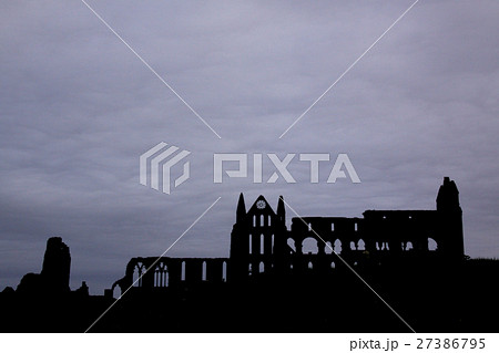 Silhouette of Whitby Abbey Silhouette of Whitby Abbey 27386795