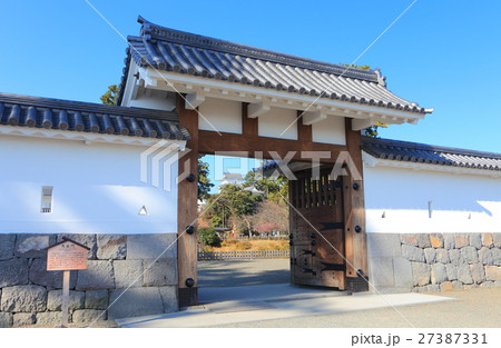 馬出門から見た小田原城天守閣 27387331