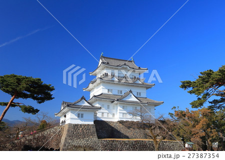 晴天下の小田原城天守閣 27387354