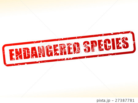 endangered species text buffered 27387781