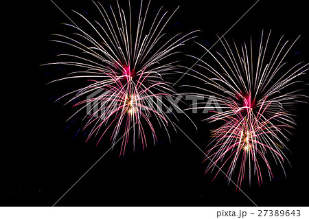 Fireworks over celebrate in Happy new year. 27389643